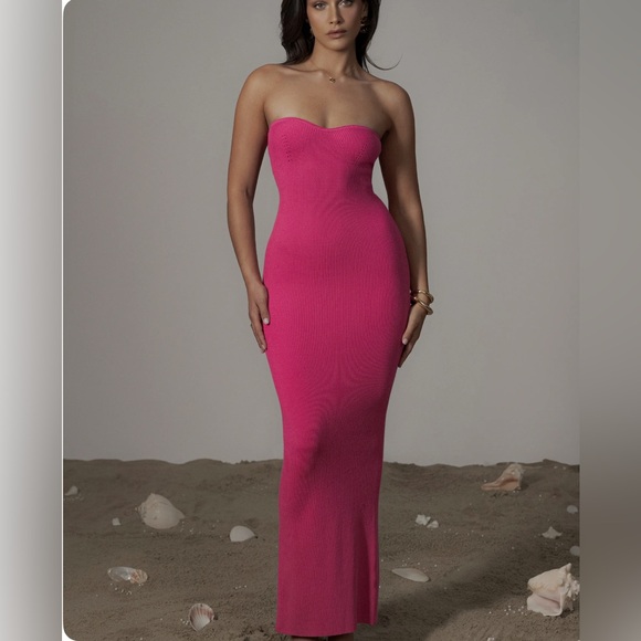JLUXLABEL Dresses & Skirts - Pink Whisk Away Tube Maxi Dress
